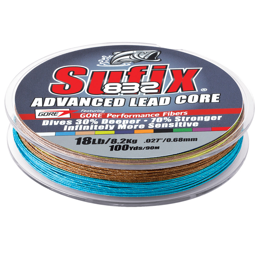 Sufix 832 Advanced Lead Core - 10-Color Metered