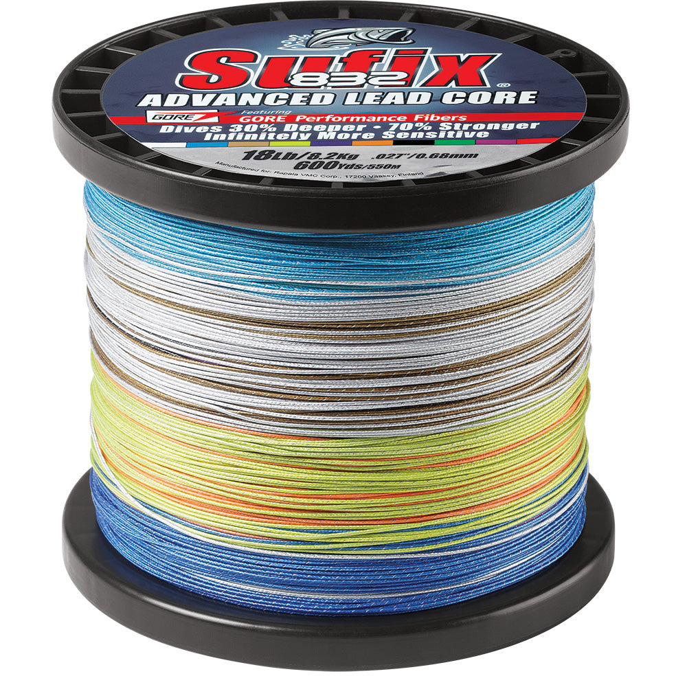 Sufix 832 Advanced Lead Core - 10-Color Metered