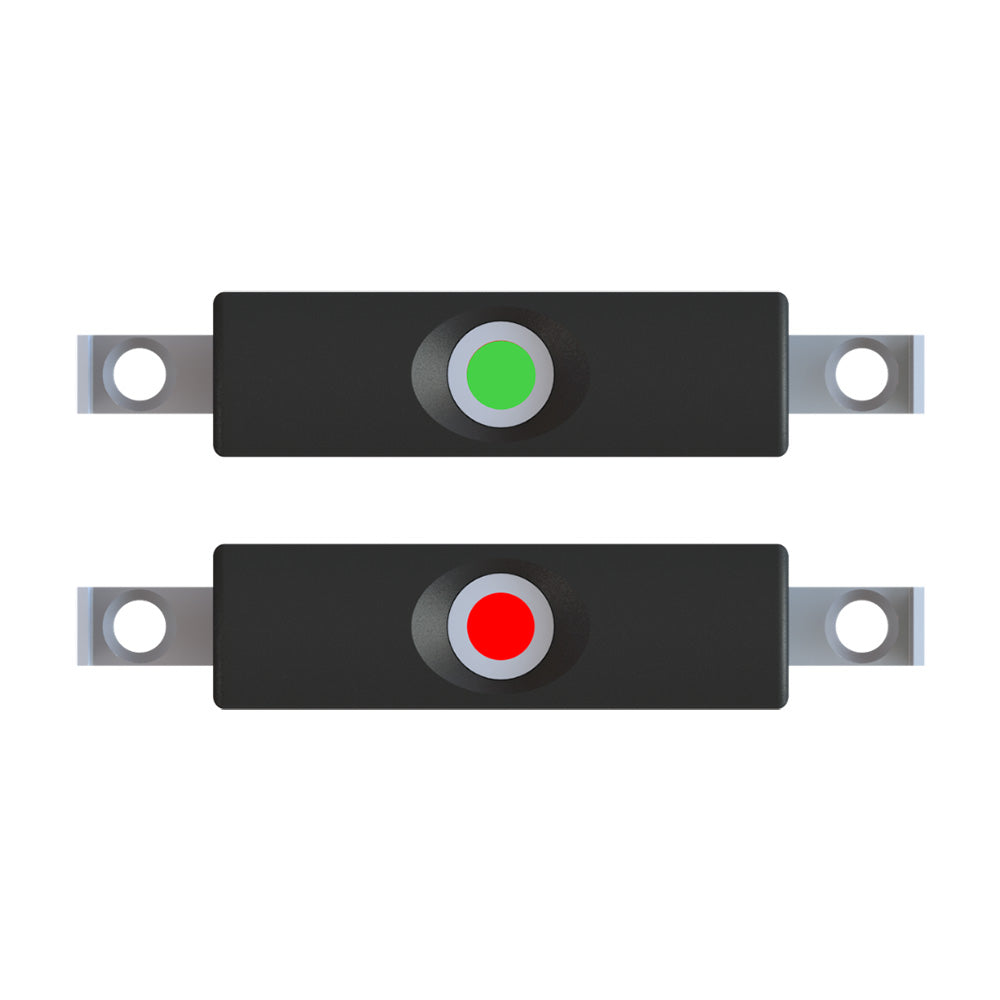 TACO Marine rub rail mounted LED navigation light set for SuproFlex rub rail profiles