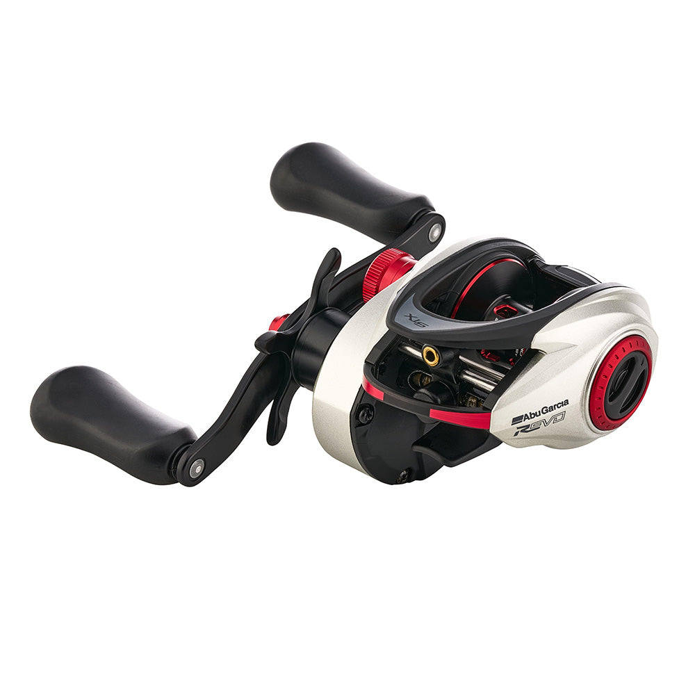 Abu Garcia Revo STX Low Profile baitcasting reel with X2-Cräftic alloy frame and IVCB-6 braking system