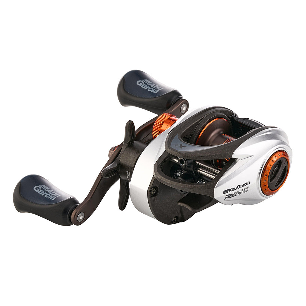 Abu Garcia Revo X Low Profile Baitcast Reel with C6 Carbon frame and MagTrax brake system