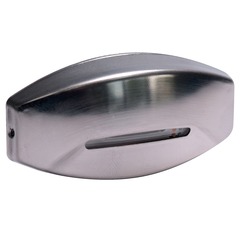 Lumitec Fiji polished housing indirect RGBW courtesy light 4-pack, IP67-rated 2-wire marine interior light