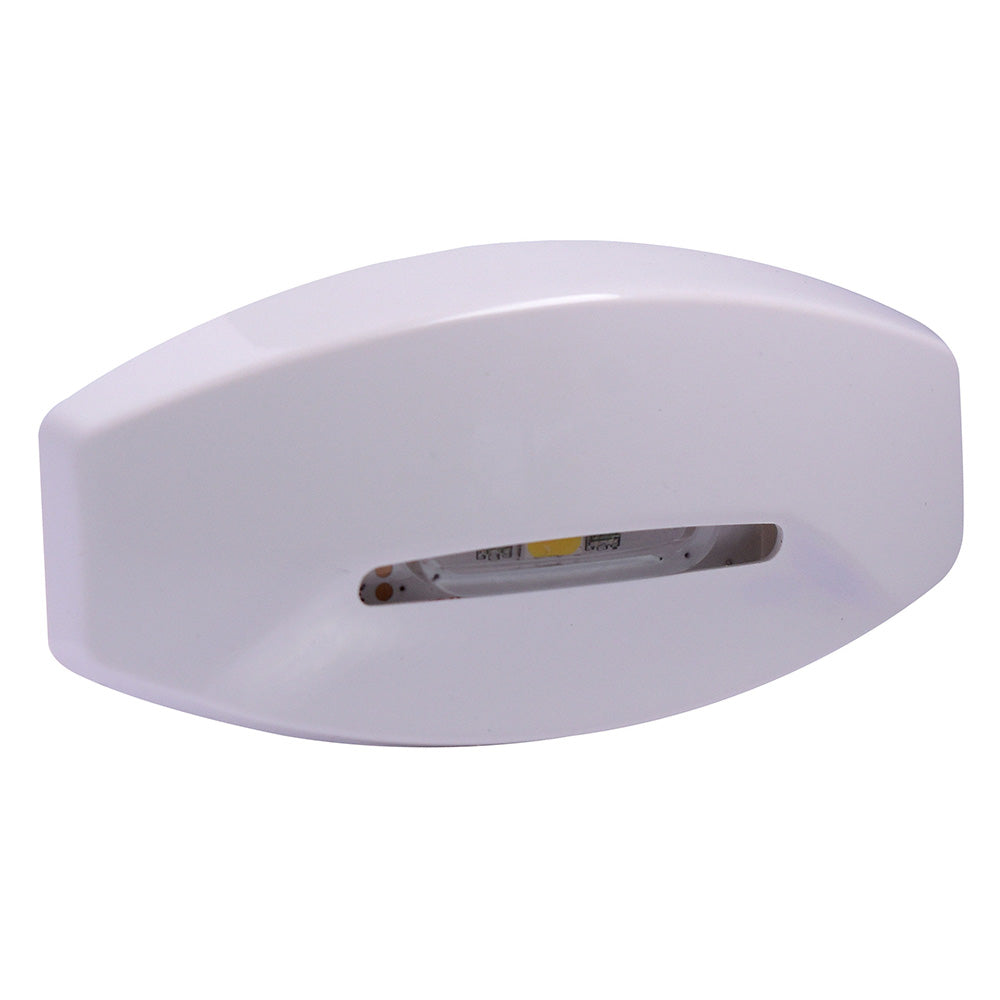 Lumitec Fiji white housing indirect RGBW courtesy light 4-pack