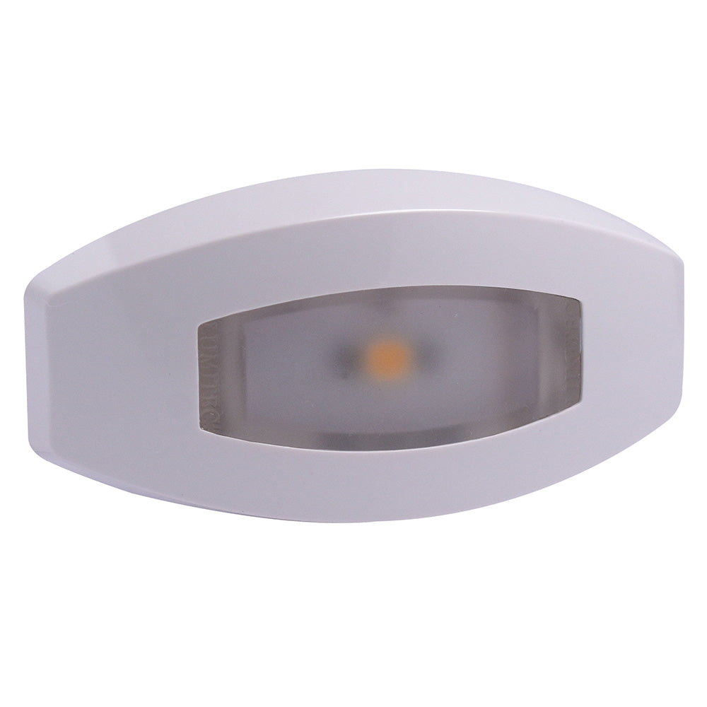 Lumitec Fiji white housing direct RGBW courtesy light 4-pack, IP 67 rated, 2-wire Poco-compatible