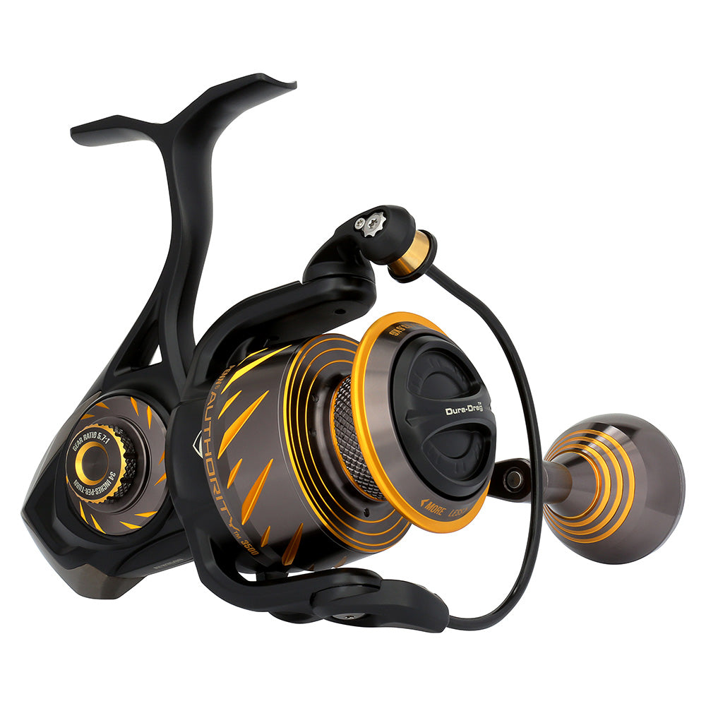 Penn Authority ATH3500 spinning reel with IPX8 sealed body and CNC stainless steel gears