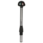 Attwood Pulsar Bi-Color 2-Pin Stowaway navigation light with anodized aluminum pole for bow mounting