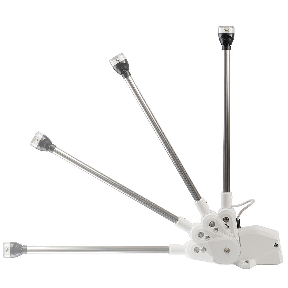 Attwood PowerBase automated folding light and antenna mount with object detection technology