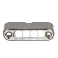 Attwood White LED Micro Light with stainless steel bezel and vertical mount for marine use
