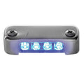Attwood Blue LED Micro Light with electropolished stainless steel bezel and vertical mount