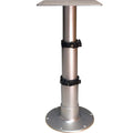 Springfield Marine air-powered aluminum pedestal for 3-stage boat table with 12-inch floor base
