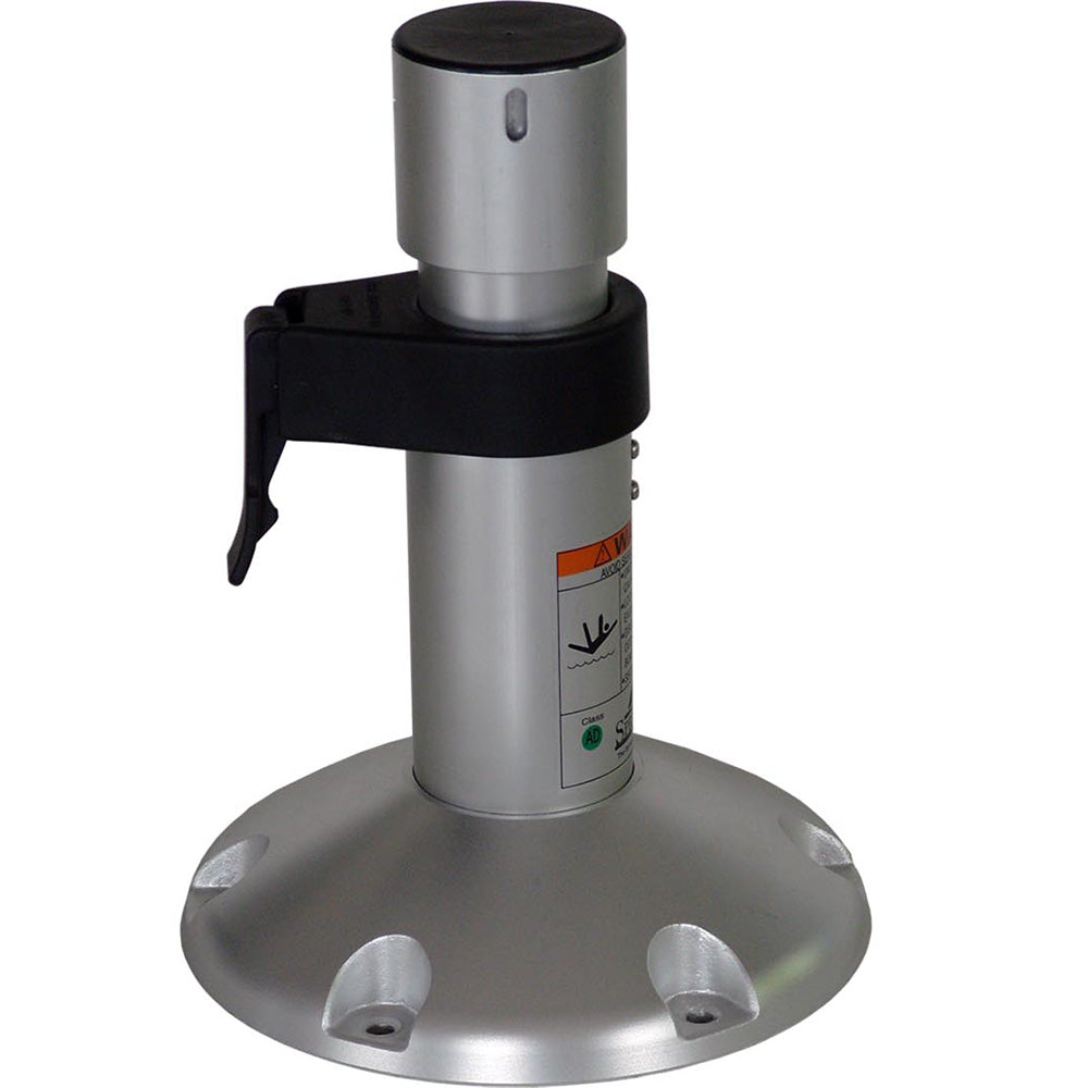 Springfield Second Generation Posi-Lock 2-7/8 inch manual adjust boat seat pedestal with anodized aluminum base