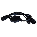 Raymarine 25-pin to 25-pin and 7-pin Y-cable adapter for RealVision 3D and Airmar transducer to Axiom RV