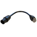 Raymarine 100mm RayNet Male to RJ45 adapter cable for marine network connections