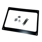 Raymarine A9X to Axiom 9 adapter plate powder-coated black for existing fixing holes