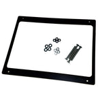 Raymarine A12X to Axiom 12 adapter plate powder-coated black for existing fixing holes