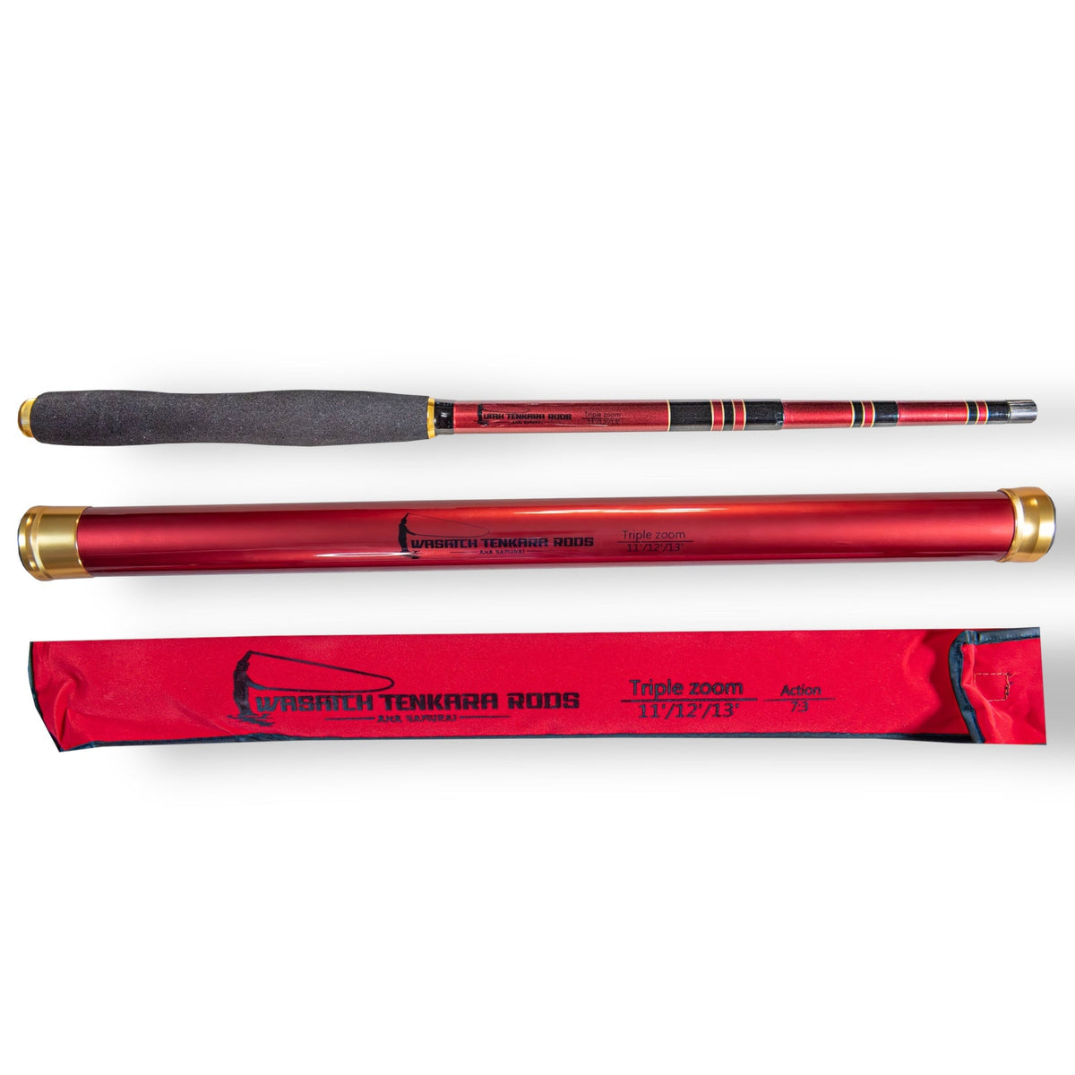 Akai Samurai Triple Zoom Tenkara Rod 11–13 ft