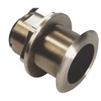 Lowrance B60-12 12-degree Tilted Element bronze through-hull transducer 50/200 kHz