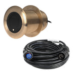 Airmar B75 High 12 Degree Thru-Hull Tilted Element CHIRP Transducer 8-Pin Bronze Housing