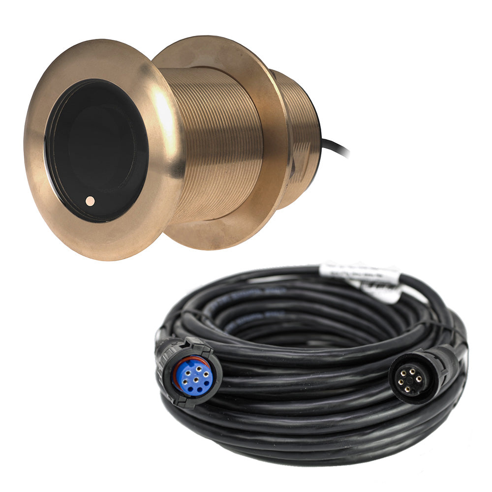 Airmar B75 High 20 Degree CHIRP Transducer 8-Pin for Garmin, bronze housing with 40-foot cable