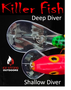 Ice Strong Outdoors - Killer Fish - Rattling Shallow Diver UV