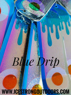 Ice Strong Outdoors - 8.5" Dual Fin Flasher Series - Painted Glow/UV Series - NEW DRIP SERIES LAUNCHED MAY 2026