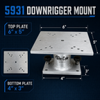 Downrigger Plate Mount