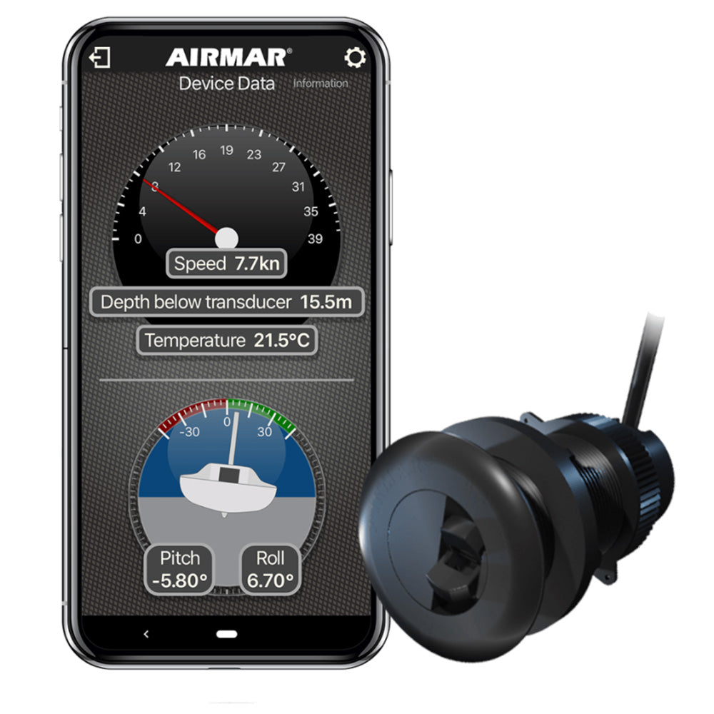 Airmar DST820-PV-N2 PSTI plastic thru-hull smart multisensor 235kHz with Bluetooth