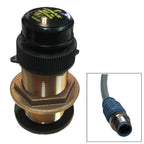 Furuno DT-800MSF Airmar B617V thru-hull smart sensor transducer with 235 kHz broadband ceramic element and bronze housing