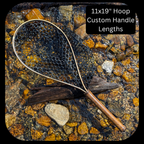 Blue Line - Bamboo Fly Fishing Landing Net/Hand Net