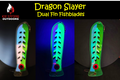 Ice Strong Outdoors - 10" or 12" Chrome Fishblades - Dragon/Dragon Slayer/Blue Tron/Green Tron