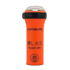 ACR OLAS Exposure Series MOB Float-On Light in orange with water-activated strobe and LED flashlight