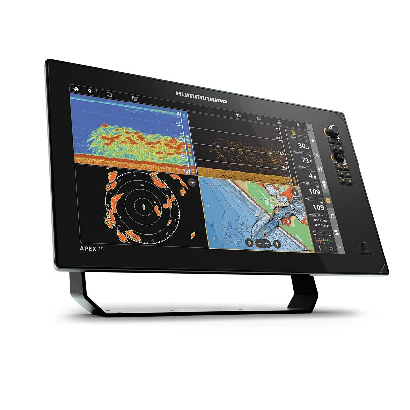 Humminbird APEX® 19 VX MSI+ Chartplotter/Fishfinder w/Transom Mount Transducer