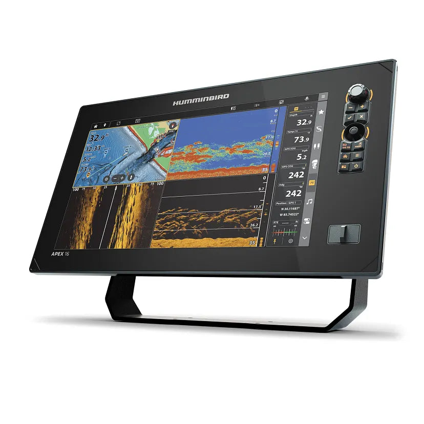 Humminbird APEX® 16 VX MSI+ Chartplotter/Fishfinder w/Transom Mount Transducer