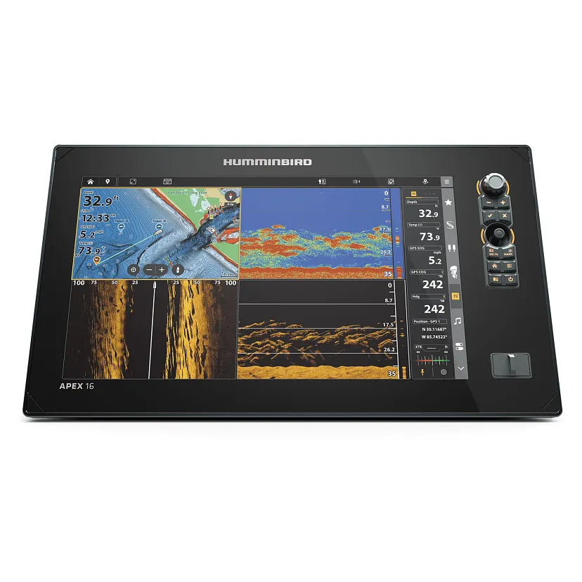 Humminbird APEX® 16 VX MSI+ Chartplotter/Fishfinder w/Transom Mount Transducer