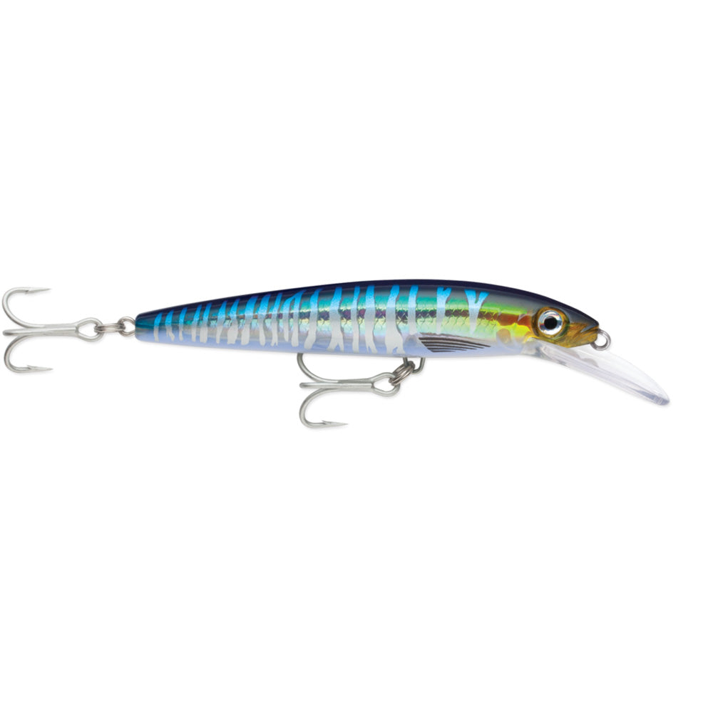 Rapala Husky Magnum 15 5.5-inch Wahoo UV high-speed trolling lure with holographic foil and VMC 4X Perma Steel hooks