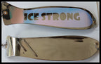 Ice Strong Outdoors - 10" ChromeDual Fin and NO Fin Options Fishblades  PERSONALIZED!