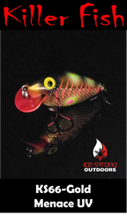 Ice Strong Outdoors - Killer Fish - Rattling Shallow Diver UV