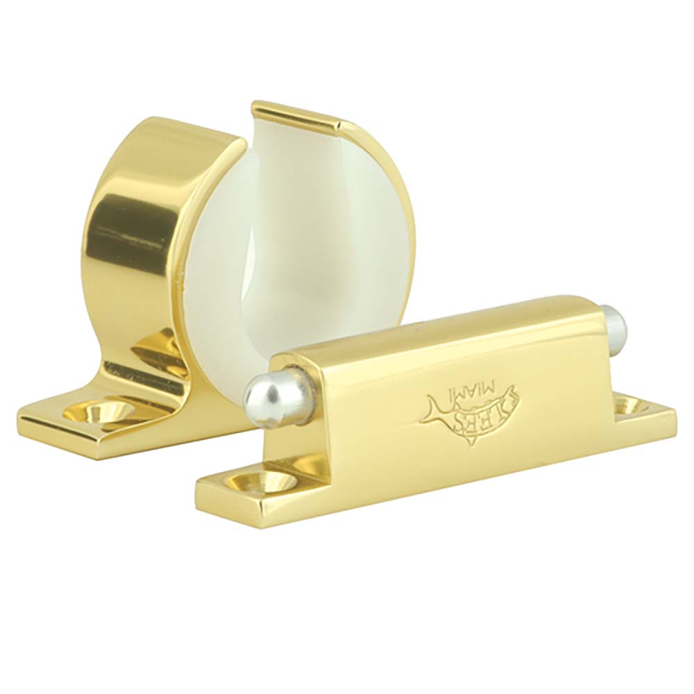 Lee's Tackle Rod Reel Hanger for Penn INT 70VIS in Bright Gold anodized aluminum