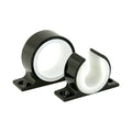 Lee's Single Rod Rack Set in Bright Black anodized aluminum with vinyl butt insert and nylon locking ring