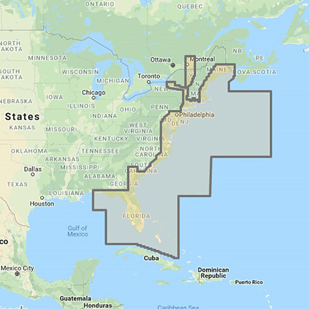 Furuno MM3-FNA-022 C-MAP Fishing Chart US East Coast & Bahamas Unlock Code