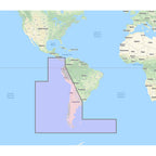 Furuno C-MAP South America West Coast vector chart unlock code covering Costa Rica to Chile to Falklands for NavNet systems