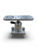 Cisco Short Tilt-Lok Electronics Mount in solid anodized aluminum, 4-inch height tilt-only design with 7-inch mounting plate