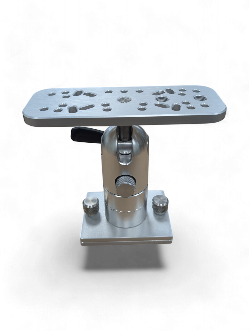 Cisco Sure-Lok Electronics Mount – 7-inch aluminum top plate with cam-lock tilt head, silver finish