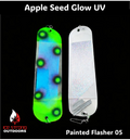 Ice Strong Outdoors - 8.5" Dual Fin Flasher Series - Painted Glow/UV Series - NEW DRIP SERIES LAUNCHED MAY 2026