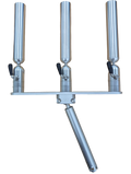 Cisco Triple Tube Rod Holder in anodized aluminum with three independently indexing rod tubes