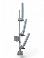 Cisco Tree Mast with 3 adjustable rod holders in military-spec anodized aluminum, multiple base options