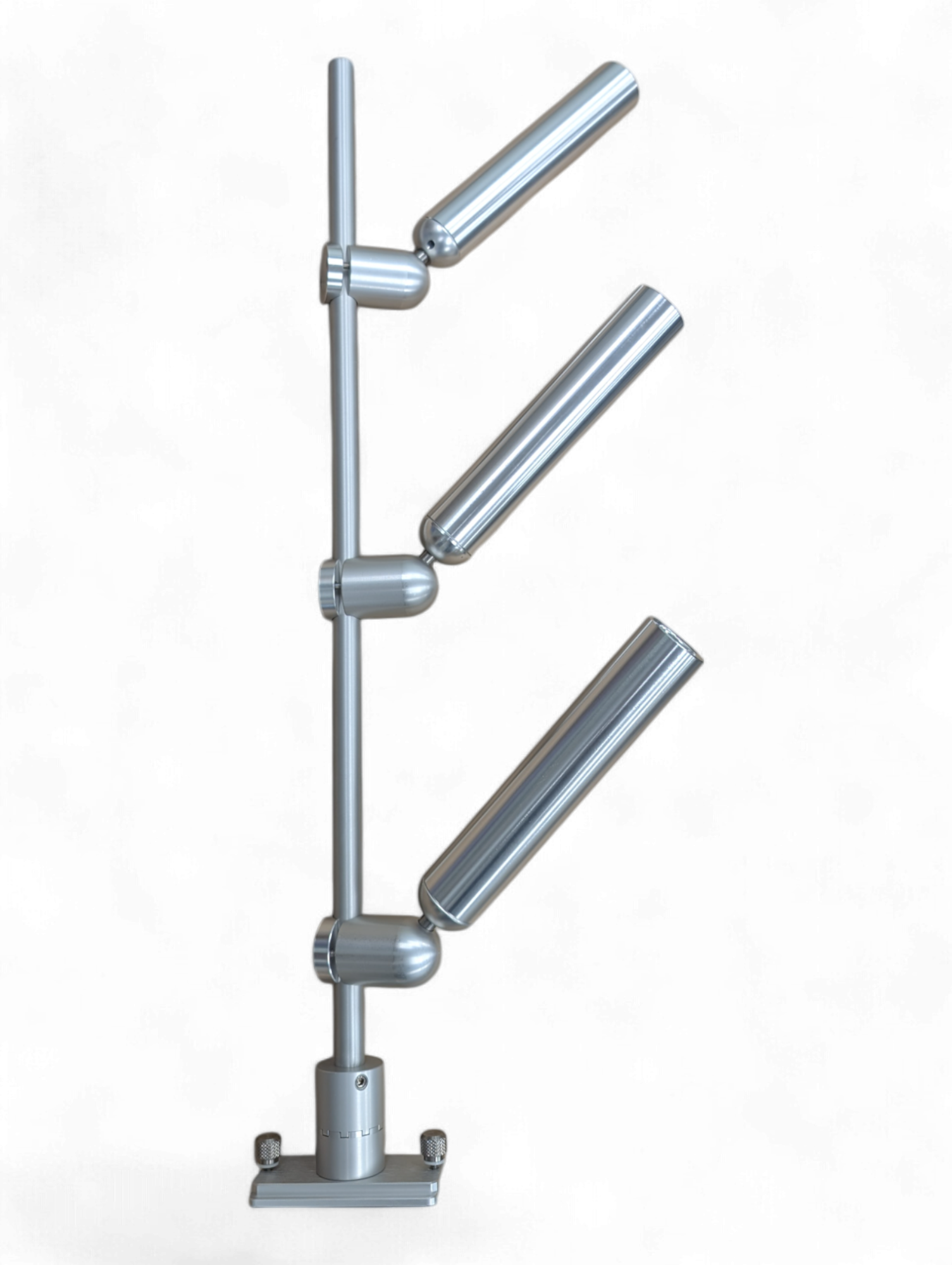 Cisco Tree Mast with three fixed rod holders on indexable aluminum mast, military-spec anodized finish