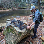 Brookie - Bamboo Fly Fishing Landing Net/Hand Net