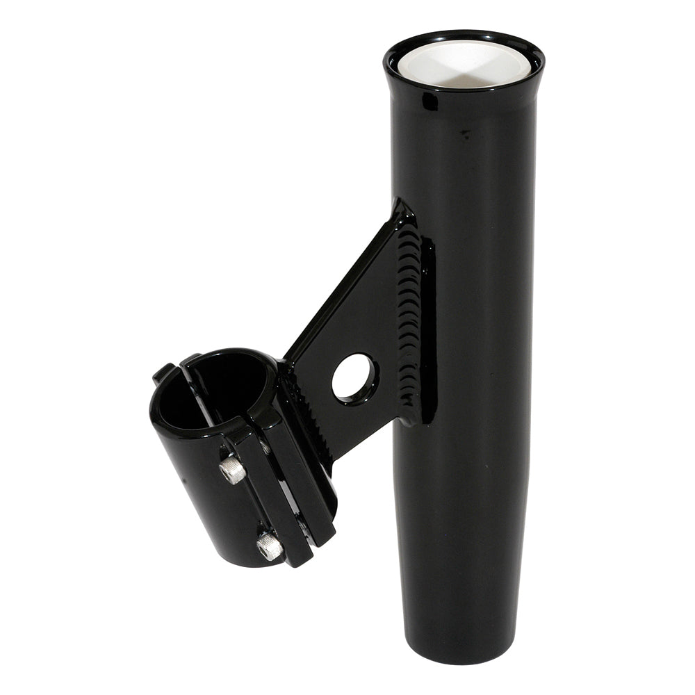 Lee's black aluminum clamp-on rod holder vertical mount for 1.660 inch O.D. pipe