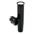 Lee's Tackle Lee's Clamp - On Rod Holder - Black Aluminum - Horizontal Mount - Fits 1. O.D. Pipe